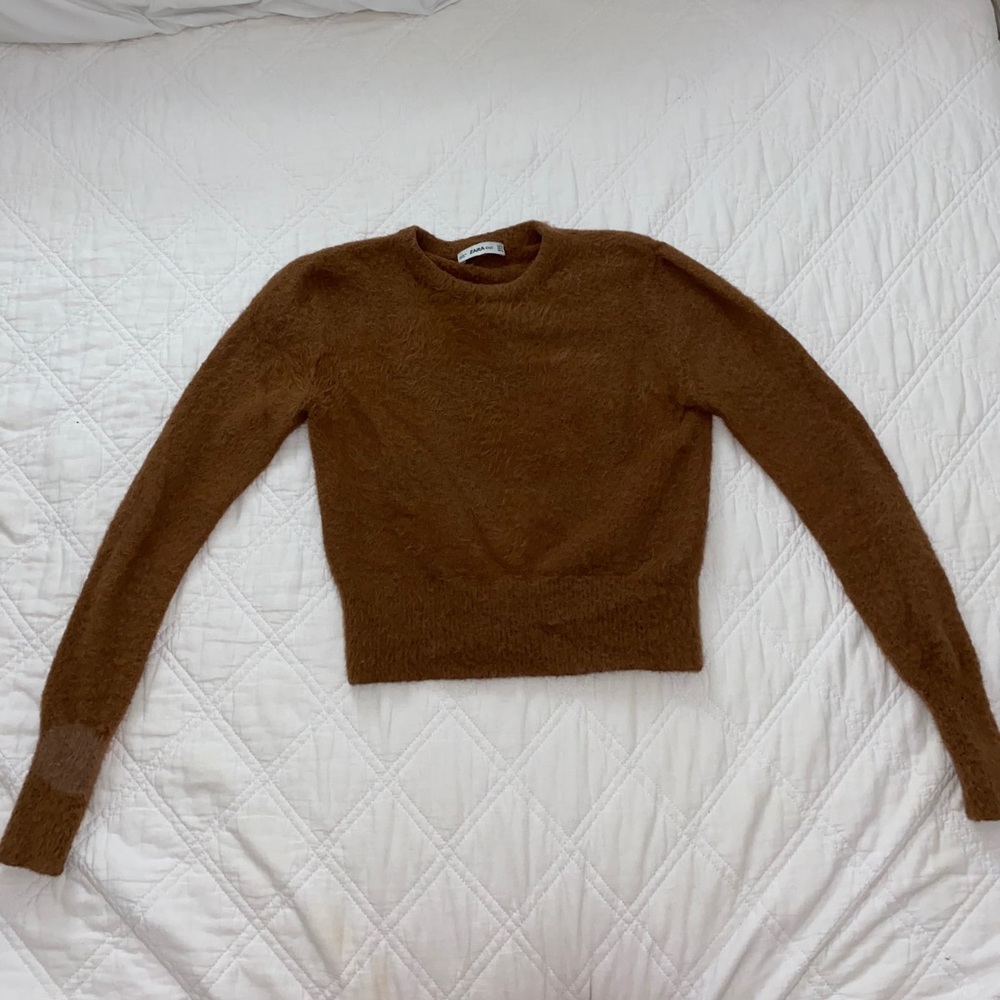 ZARA fuzzy sweater